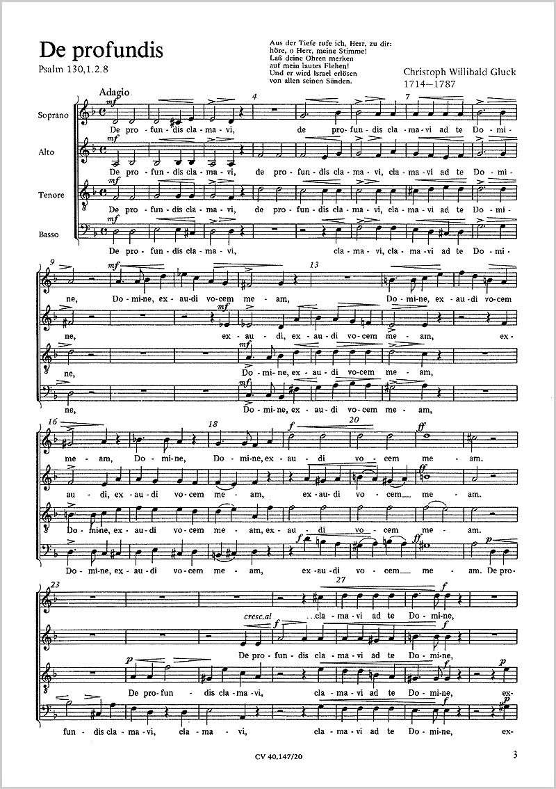 Rachmaninov: Ave Maria & Gluck: De Profundis