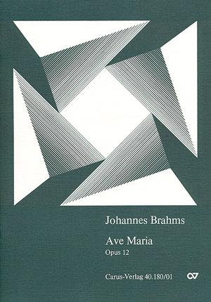 Brahms: Ave Maria op. 12 (Vocalscore) 