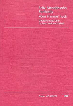Mendelssohn: Vom Himmel hoch (Studiepartituur)