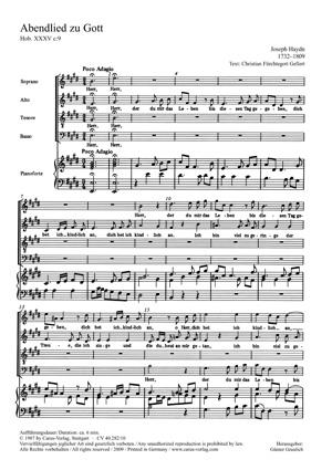 Haydn: Abendlied zu Gott (SATB)