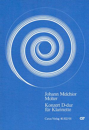 Johann Melchior Molter: Klarinettenkonzert in D (Partituur)
