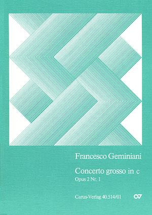 Francesco Geminiani: Concerto grosso in c (Partituur)