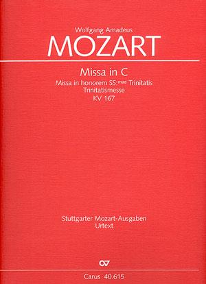 Mozart: Missa in C Trinitatis-Messe KV 167 (Partituur)