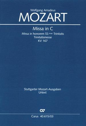 Mozart: Missa in C Trinitatis-Messe KV 167 (Vocal Score)