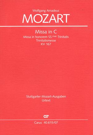 Mozart: Missa in C Trinitatis-Messe KV 167 (Partituur)