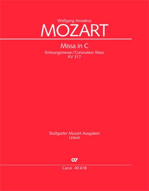 Mozart: Missa in C Krönungsmesse KV 317 (Partituur)