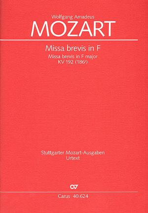 Mozart: Missa brevis in F Kleine Credomesse KV 192 (Partituur)