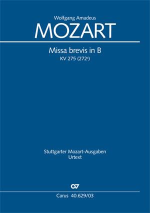Mozart: Missa Brevis in b KV 275 (272b) (Vocalscore)