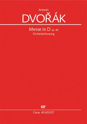 Antonin Dvorak: Messe in D Op. 86 (Studiepartituur)