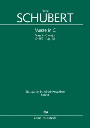 Schubert: Messe in C D 452 (Vocalscore)