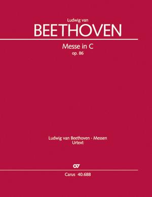 Beethoven: Messe in C Op. 86 (Partituur)