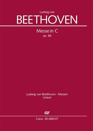 Beethoven: Messe in C Op. 86 (Studiepartituur)