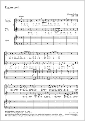 Regina coeli [Erfreue dich, HimmelsFirstin]