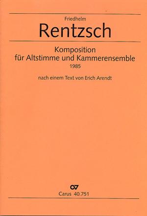 Komposition For Altstimme und Kammerensemble
