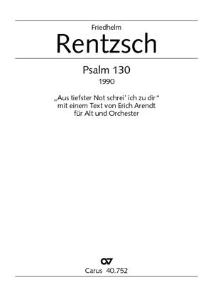 Psalm 130 For Alt und Orchester