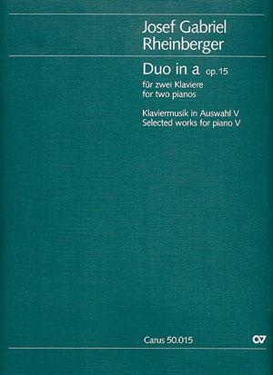 Josef Gabriel Rheinberger: Duo in a (Partituur)