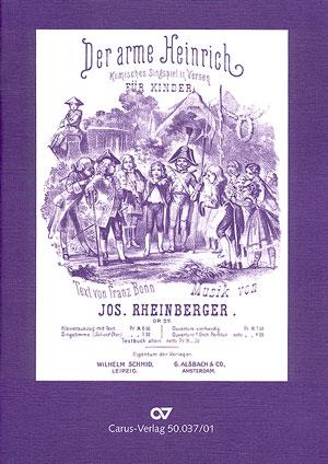 Josef Gabriel Rheinberger: Der arme Heinrich (Partituur)
