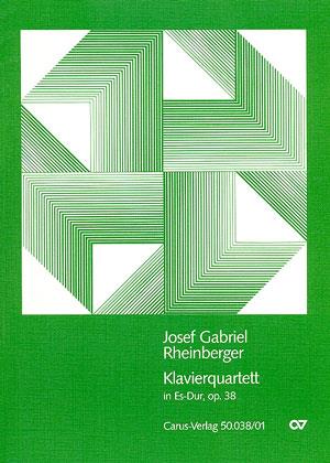 Josef Gabriel Rheinberger: Klavierquartett in Es (Partituur)