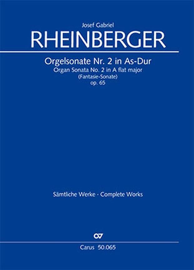 Rheinberger: Orgelsonate Nr. 2 in As (Partituur)