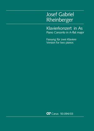 Josef Gabriel Rheinberger: Klavierkonzert in As (Partituur)