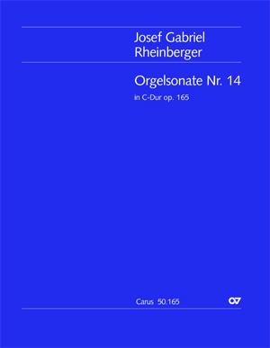 Josef Gabriel Rheinberger: Orgelsonate Nr. 14 (Partituur)