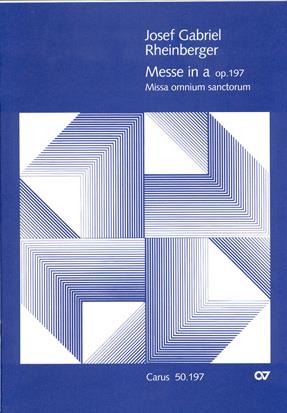 Josef Gabriel Rheinberger: Messe in a (Partituur)
