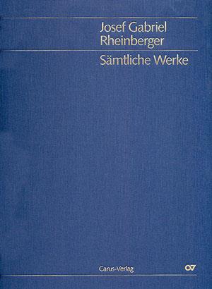 Josef Gabriel Rheinberger: Weltliche Chormusik I für gleiche Stimmen (Gesamtausgabe, Bd. 19) (Partituur)