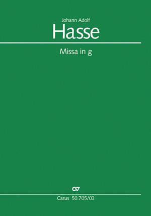 Missa in g. Hasse-Werkausgabe IV/3