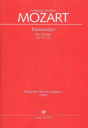 Mozart: Triosonaten KV 10-15 (Partituur)