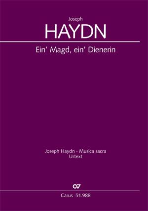 Joseph Haydn: Ein Magd, ein' Dienerin (Partituur)