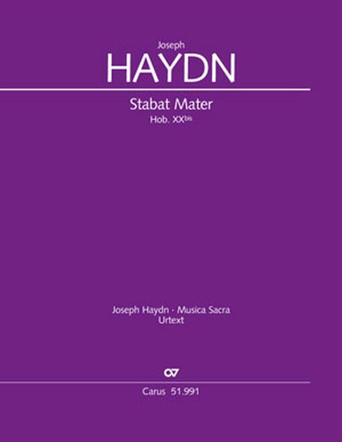 Jospeh Haydn: Stabat Mater (Partituur)