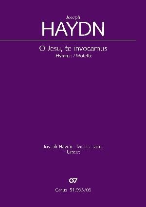 Joseph Haydn: O Jesu, te invocamus (Vocalscore)