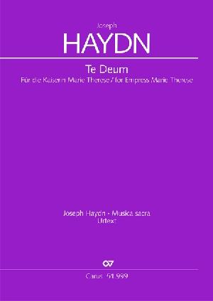 Jospeh Haydn: Te Deum (Partituur)