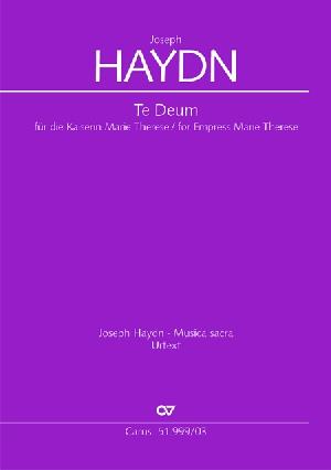Jospeh Haydn: Te Deum (Vocalscore)