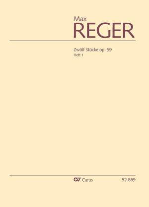 Max Reger: 12 Stücke op. 59, Heft 1 (Partituur)