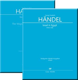 Georg Friedrich Händel: Israel in Egypt - Part I-III (Partituur)