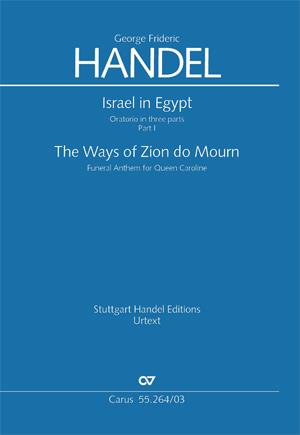 Handel: Israel in Egypt Part I Funeral Anthem (Vocal Score)