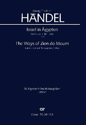 Handel: Israel in Egypt Part I Funeral Anthem (Vocal Score)