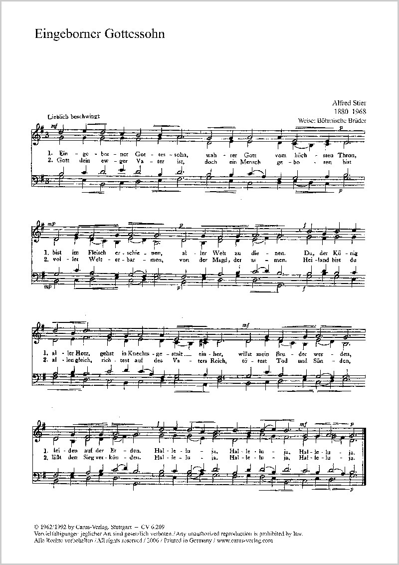 Stier: Eingeborner Gottessohn (3)