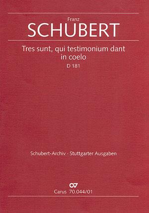 Tres sunt, qui testimonium dant in coelo