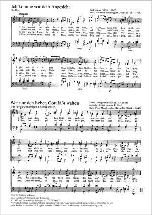 Felix Mendelssohn Bartholdy: Wer nur den lieben Gott läßt walten