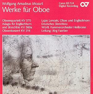 Mozart: Werke fuer Oboe