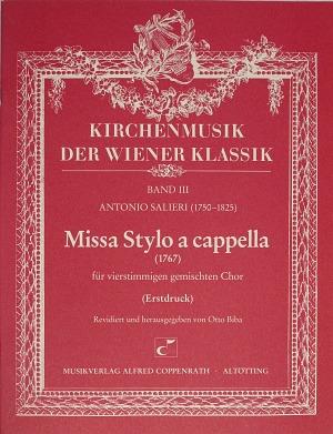 Antonio Salieri: Missa Stylo a cappella (Partituur)
