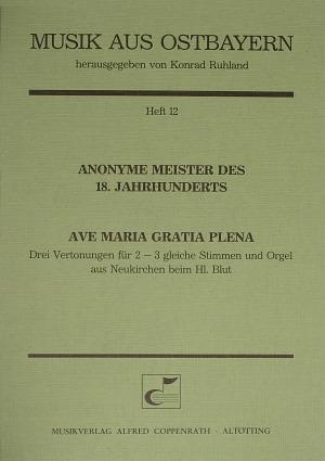 Drei Ave-Maria-Vertonungen