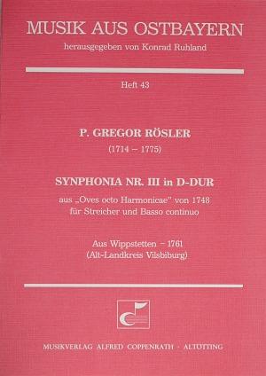 Synphonia Nr. III in D-Dur