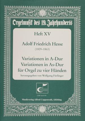 Hesse: Variationen fuer Orgel zu vier H?nden