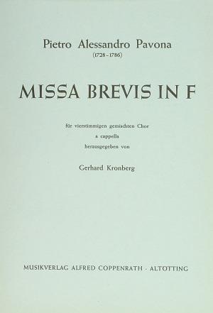 Missa brevis in F