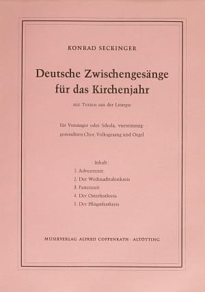 Deutsche Zwischenges?nge fuer das Kirchenjahr