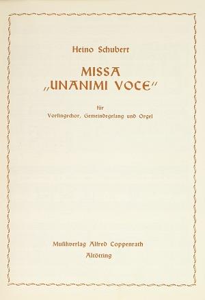 Missa Unanimi voce