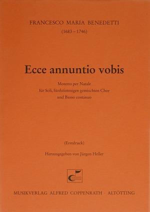 Ecce annuntio vobis